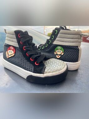 ❤️Kids Mario & Luigi hightops💚